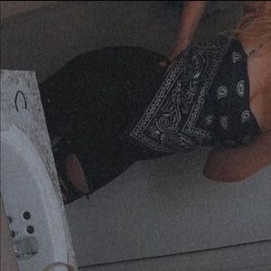 Bandana tie back posting more photos tonight 12/24